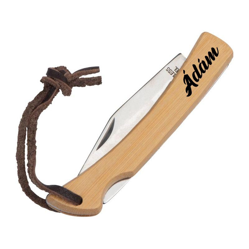 Bambusz zsebkés gravírozható