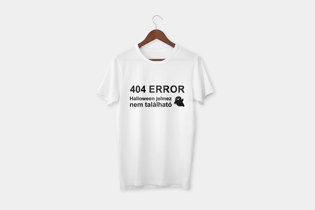 404 error póló - Halloween-i póló