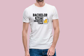Bachelor Party Drinking Team legénybúcsús póló nyomtatás