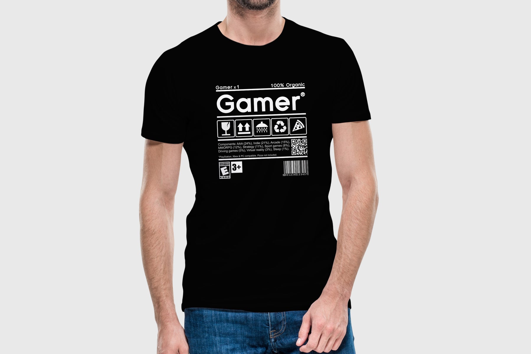 Gamer férfi póló