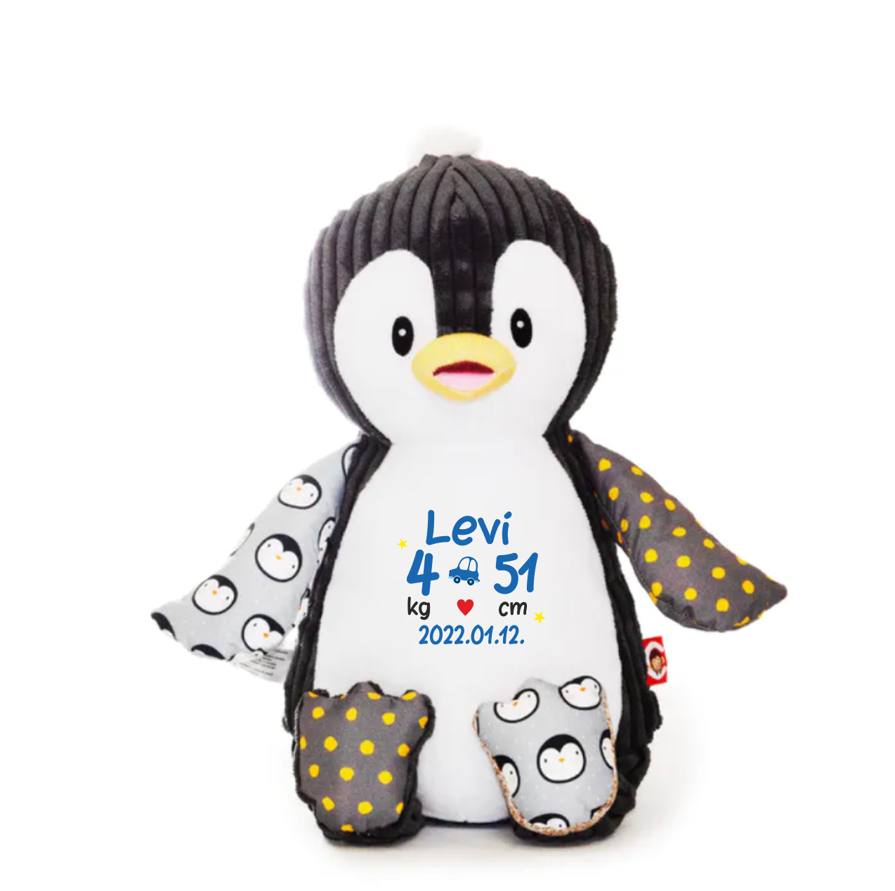 Cubbies hímezhető pingvin plüss